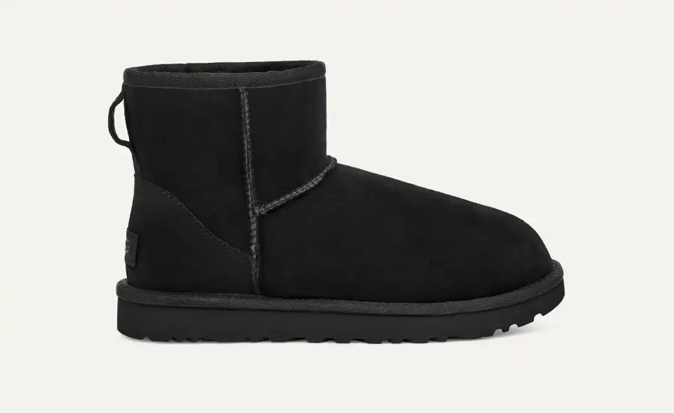 Cizme tip UGG scurte – Negru clasic