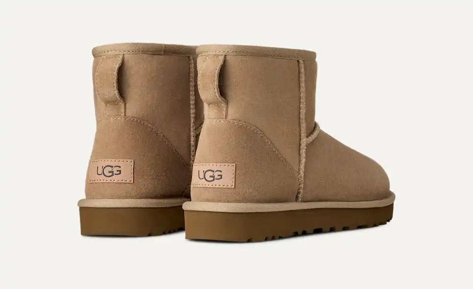 Cizme tip UGG scurte – Bej nisipiu