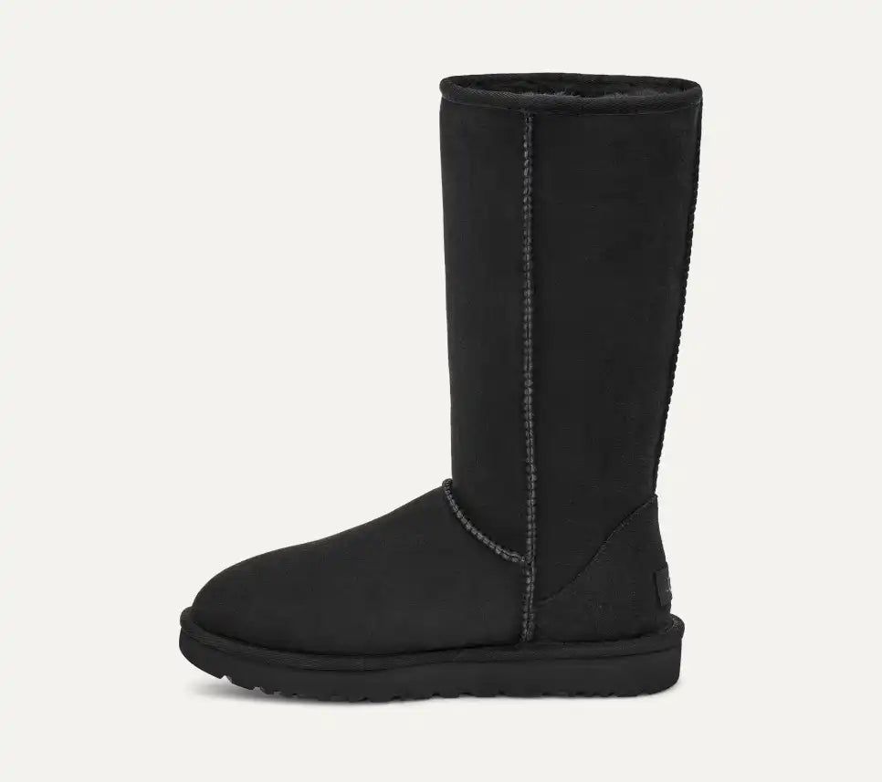 Cizme tip UGG lungi – Negru clasic